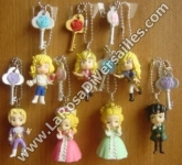 Berukids Riyoko Ikeda Production & Yujin Keychains set - 2009 - SET 6+1